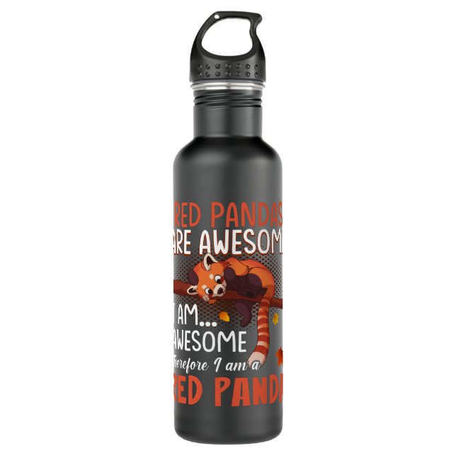 Rote Pandas sind Phantastisch, deshalb bin ich ein Edelstahlflasche (Vorderseite)