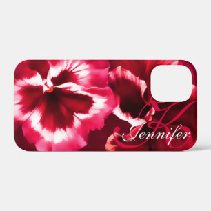 Rote Panik Blumenmuster-Handy-Fall Case-Mate iPhone Hülle