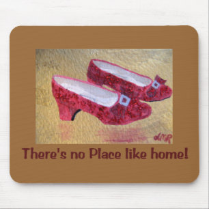 Rote Pantoffel Mousepad