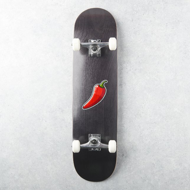 Rote Paprika-Aufkleber Aufkleber (Skateboard)