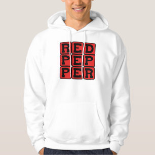 Rote Paprika, scharfes Gemüse Hoodie