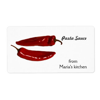 Rote Paprikaschoten - Nudelsoße