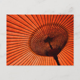Rote Parasol: Japan Postkarte