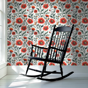 Rote Pflaumen im weißen Hintergrund Tapete