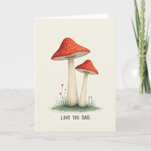 Rote Pilze Papa Karte