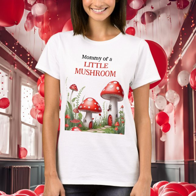 Rote Pilzfungi-Mama T-Shirt (Von Creator hochgeladen)
