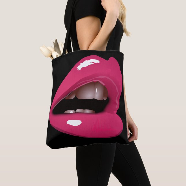 ROTE PINK LIPS MOUTH TASCHE PURS (Von Nahem)