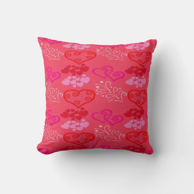 ROTE PINKPILLOW VON ROTEN VALENTINEN - GIFTS KISSEN (Vorderseite)