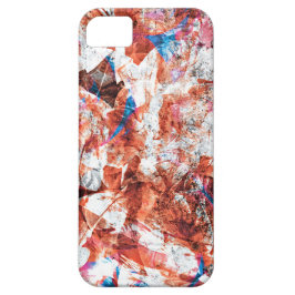 Rote Pinsel abstrakt moderne Digitaltechnik Case-Mate iPhone Hülle