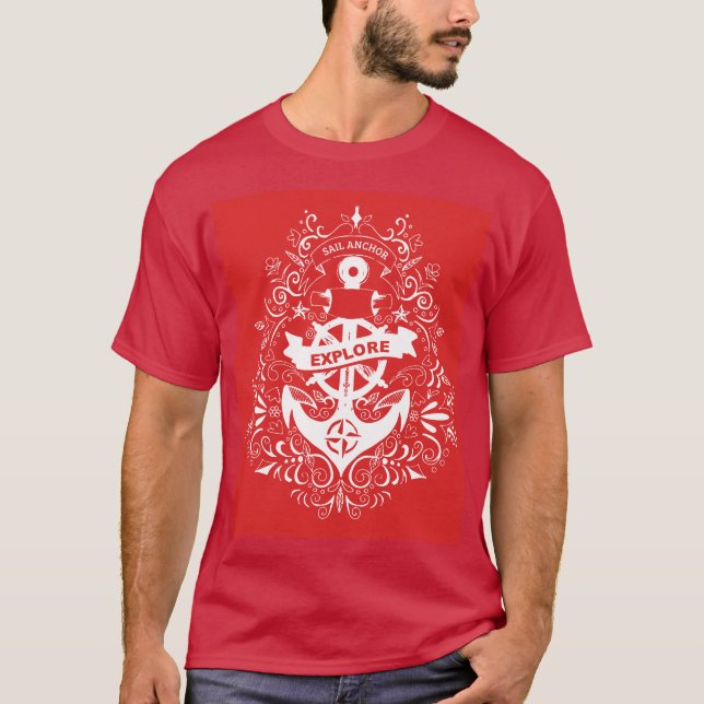 Rote Piraten T-Shirt (Vorderseite)