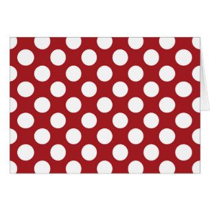 Rote Polka-Punkte, Polka-Dottern-Muster, Punkte, g