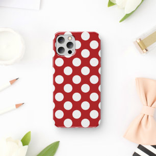 Rote Polka-Punkte, Polka-Dottern-Muster, Punkte, g Case-Mate iPhone Hülle