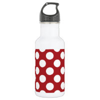 Rote Polka-Punkte, Polka-Dottern-Muster, Punkte, g