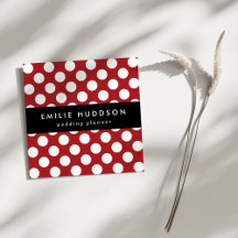 Rote Polka-Punkte, Polka-Dottern-Muster, Punkte, g