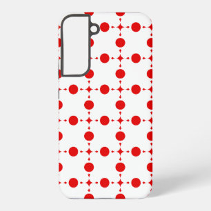 Rote Polka-Punkte, Polka-Dottern-Muster, Punkte, g Samsung Galaxy Hülle