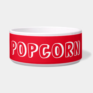 Rote Popcorn-Schüssel Napf