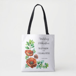 Rote Poppies im Vintagen Stil mit Sublime Watercol
