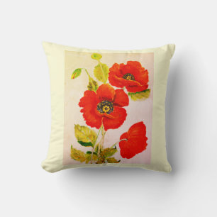 Rote Poppione Kissen