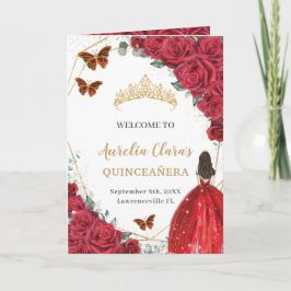 Rote Prinzessin Quinceañera Orden der Ereignisse Programm