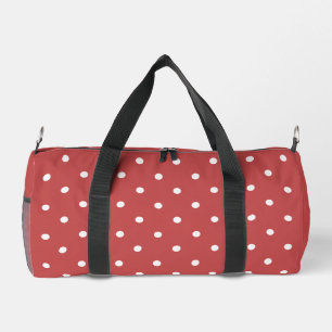 Rote Punkte-Tasche Retro & Spaß Gym Duffle Bag