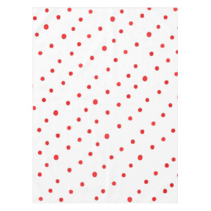 Rote Punkte Tischdecke