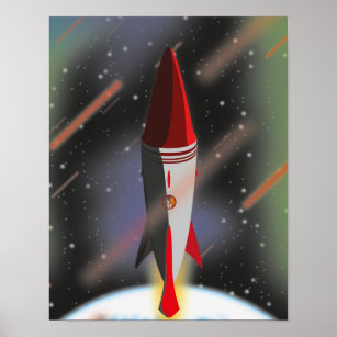 Rote Rakete - Abklingen Poster