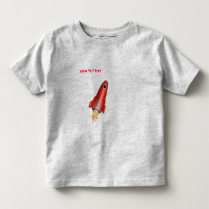 Rote Rakete Kleinkind T-shirt