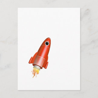 Rote Rakete Postkarte