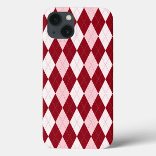Rote Raute Crimson Pink Kleine Diamantform Case-Mate iPhone Hülle