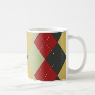 Rote Rauten-Tasse Tasse