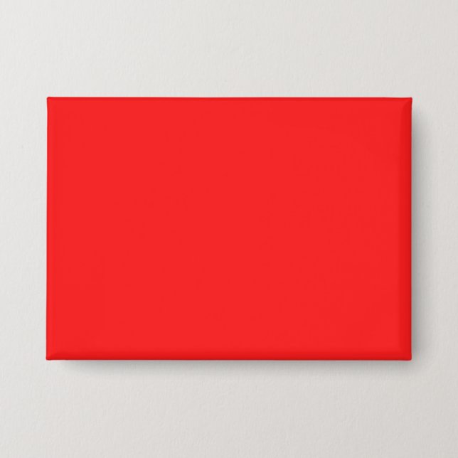 Rote Rechteck-Taste - Anpassbares Abzeichen Button (Vorderseite)