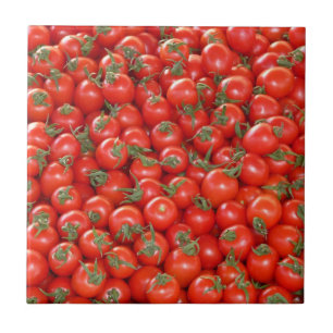 Rote Reiftomaten Fliese