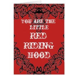 Rote Reithaube Große böse Wolf lustige romantische