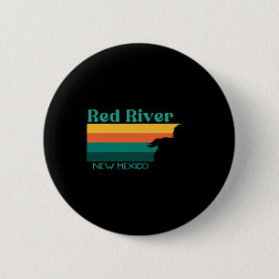 Rote Reitweg 70er Retro New Mex Button