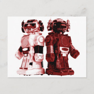 rote Roboter Einladung