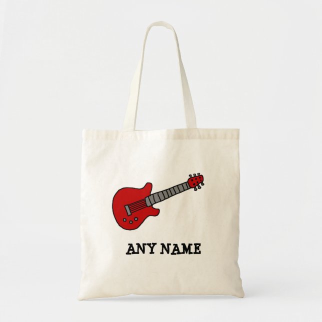 Rote Rockin Gitarre Tragetasche (Vorne)
