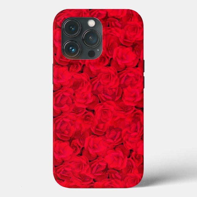 Rote Romantik Case-Mate iPhone Hülle (Rückseite)