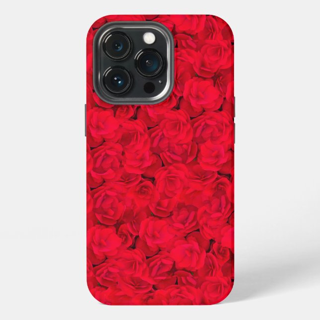 Rote Romantik iPhone Hülle (Hinten)