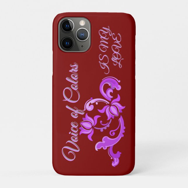 ROTE & ROSA FARBKUNST ALS GESCHENK Case-Mate iPhone HÜLLE (Rückseite)