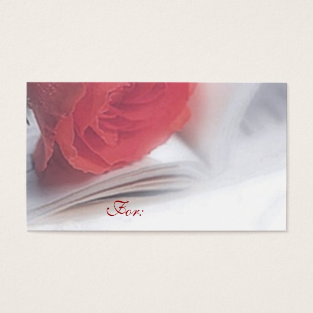 Rote Rose (Vorderseite)