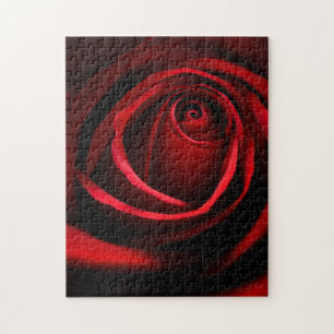 Rote Rose 11x14 Foto Puzzle mit Geschenkboxen