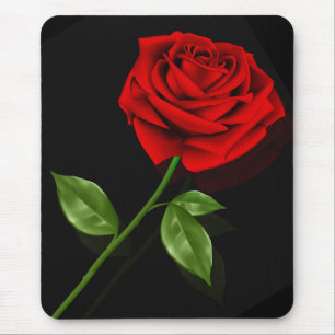 Rote Rose 2 Mousepad
