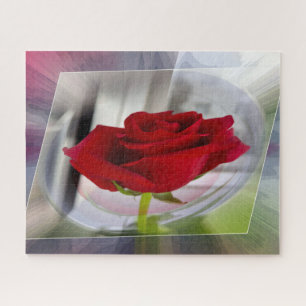 Rote Rose 2 Puzzle