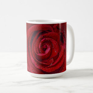 Rote Rose - 450ml-Tasse Kaffeetasse