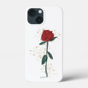 Rote Rose abstrakte Blume Case-Mate iPhone Hülle