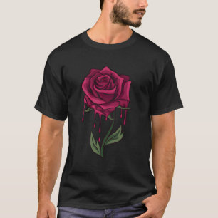Rote Rose ästhetische Soft Grunge Kleidung Punk Eg T-Shirt