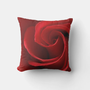 Rote Rose Außenwirbelkissen, Rückenkissen Kissen