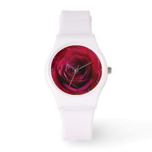 Rote Rose beobachtet romantische Armbanduhren der 