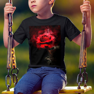 Rote Rose Blume Aquarell - bb T-Shirt