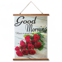 Rote Rose Blume Guten Morgen